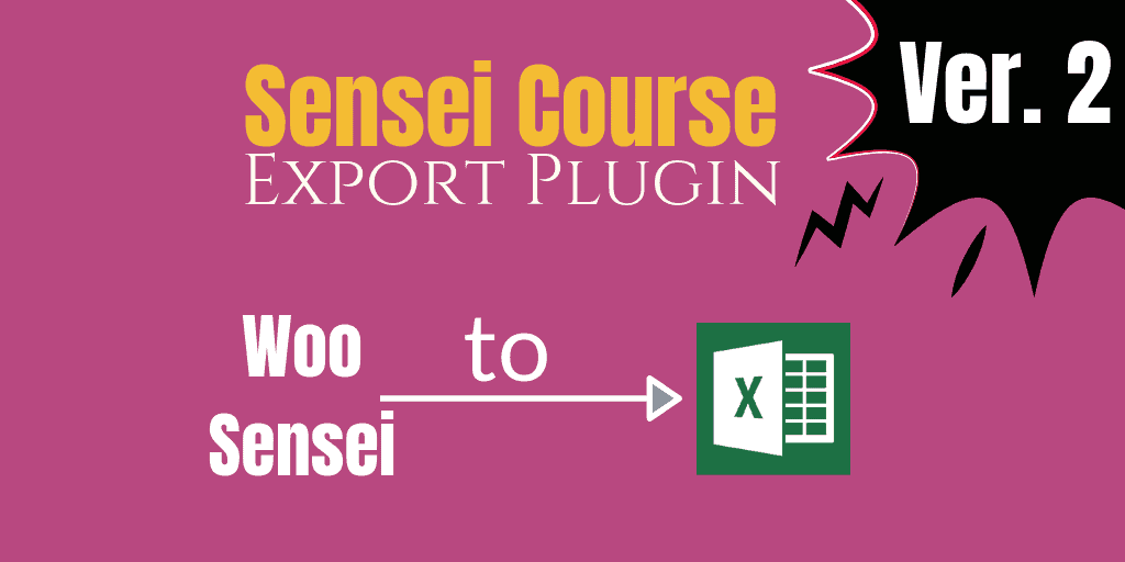 how to export sensei course to excel 1