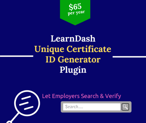 Learndash certificate verification