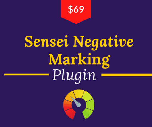 sensei lms negative marking plugin